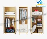 Hệ tủ quần áo em bé gỗ cao cấp - TAEB02