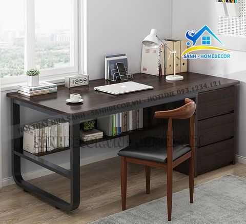 Bàn học có tủ cabinet đa năng - BLV109