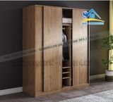 Tủ quần áo gỗ màu Walnut sang trọng - TQA143