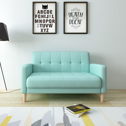 Sofa băng màu xanh pastel hiện đại - SF04