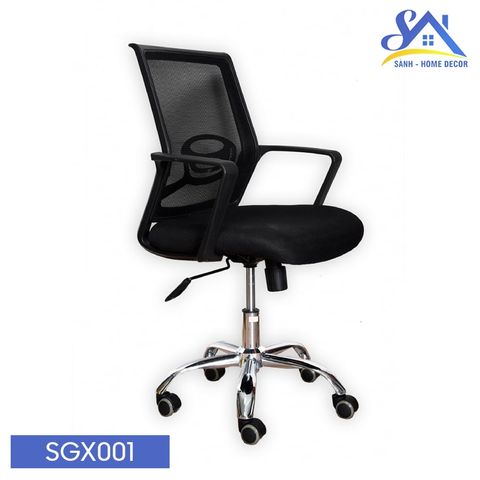 GHẾ XOAY VĂN PHÒNG CAO CẤP SGX001 - ĐEN