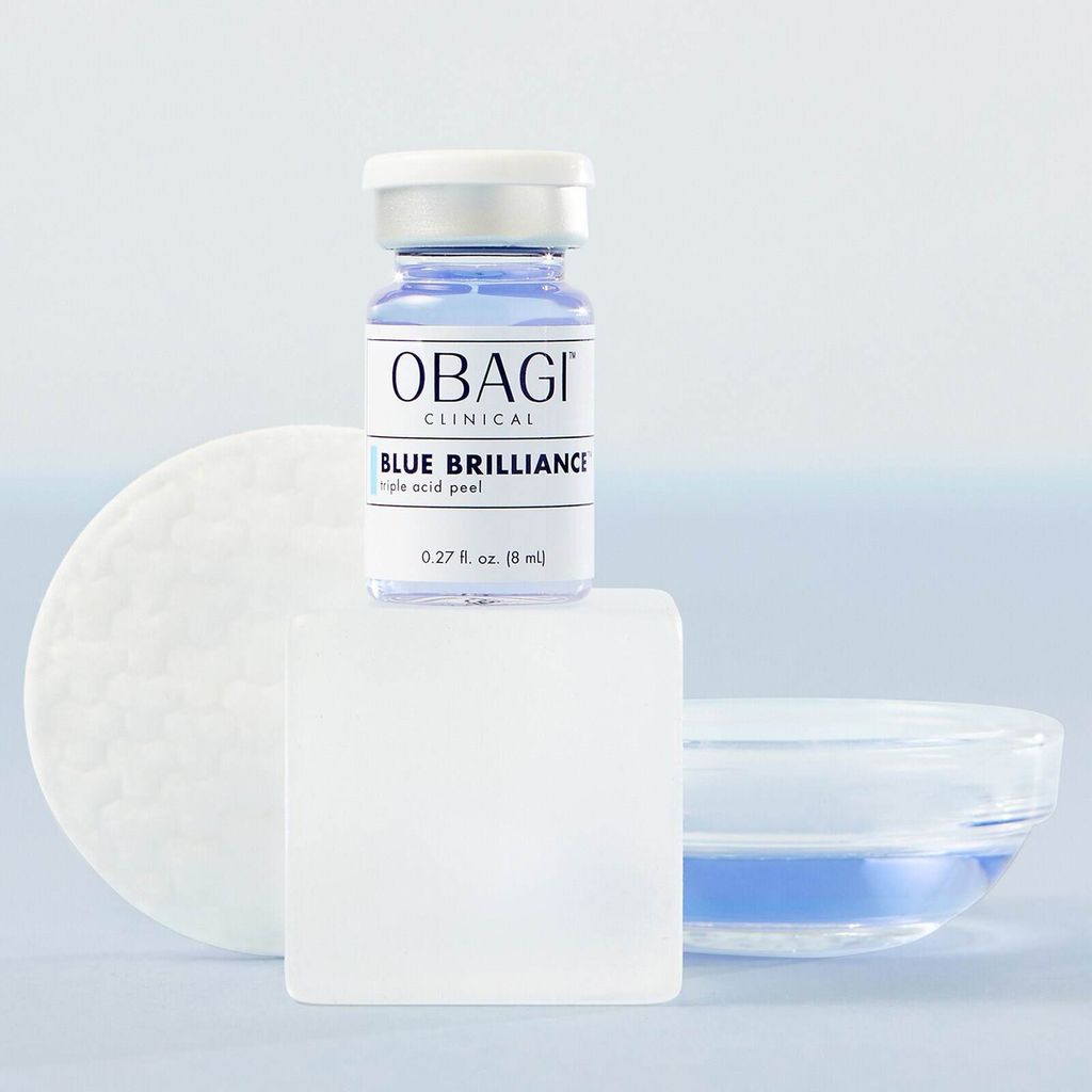 Bộ peel tái cấu trúc nền da Obagi Clinical Blue Brilliance Triple Acid Peel