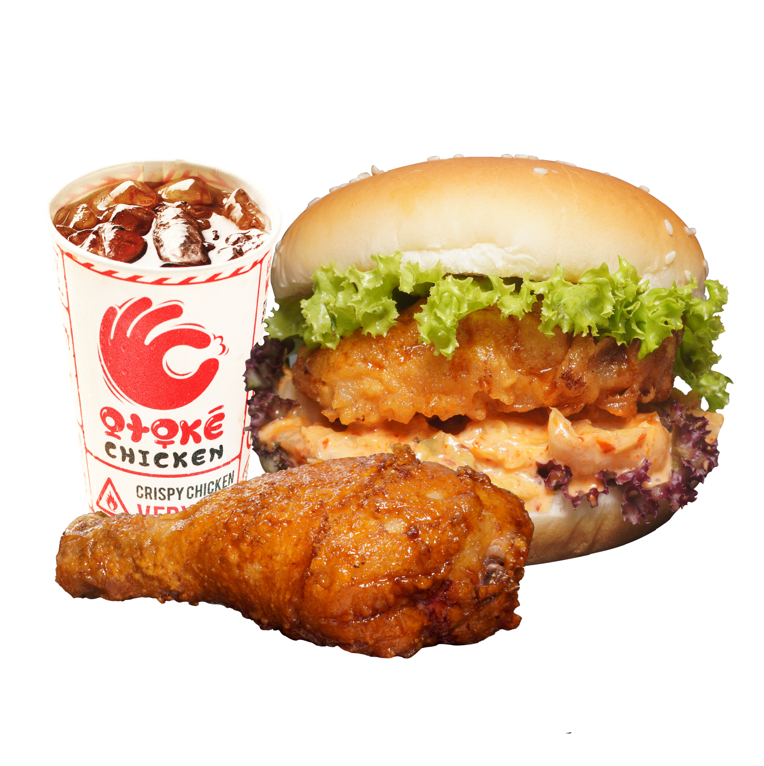  Chicken Burger Combo 
