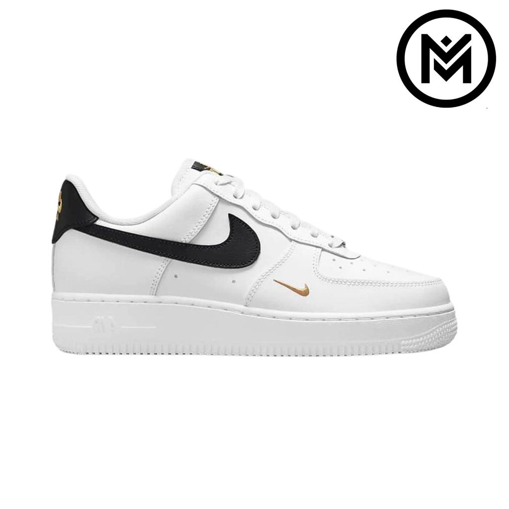 Giày Nike Air Force 1 Low '07 Essential White Black Gold