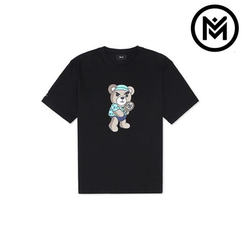 Áo thun MLB T-Shirt Bear NY Monogram Tennis Black