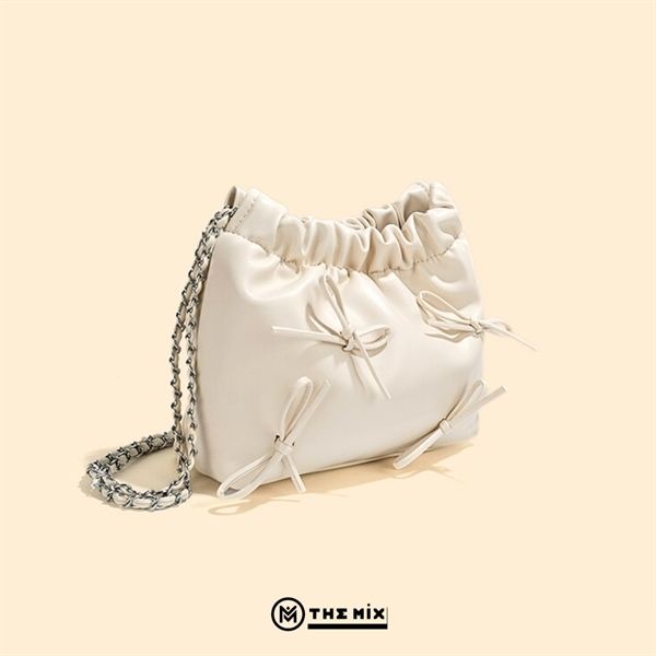 Túi Xách Nhỏ Ceekay Bucket Bag - Kem