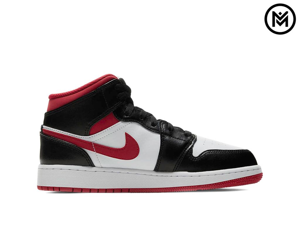 Giày Air Jordan 1 Mid GS ''Metallic Red''