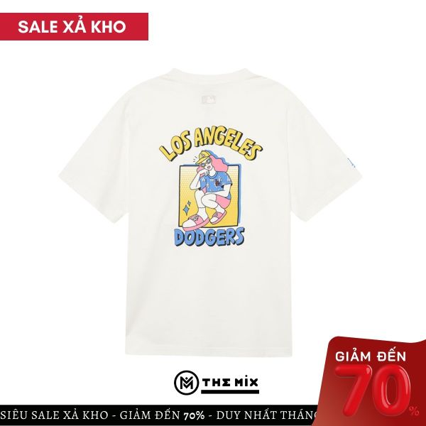 [MLB] Basic Summer Street Logo T-shirt ★大人気★ เสื้อยืด Basic Summer Street Logo Over Fit T-Shirts New York