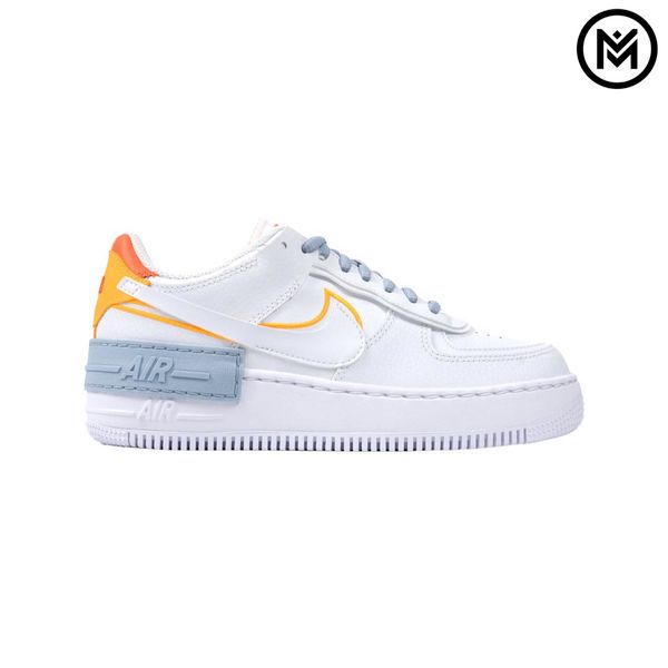 nike air force 1 shadow beige white orange