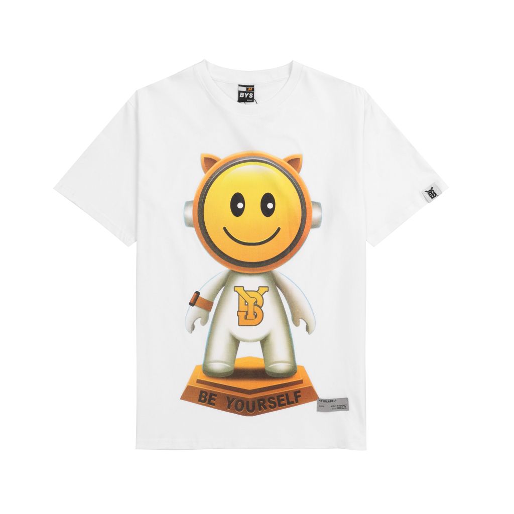 T-Shirt Be Yourself Smiling Robot 