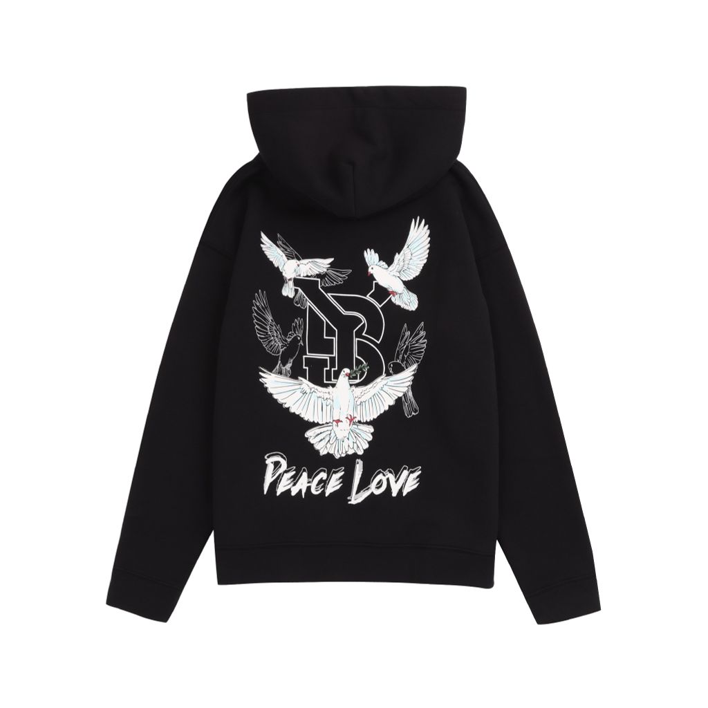 Hoodie Be Yourself Peace Love 