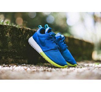 Nike roshe run blue green Clearance