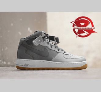 Giày Nike Air Force 1 Mid Wolf Grey