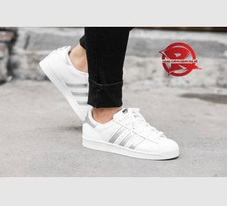 Giày Adidas Superstar White / Silver