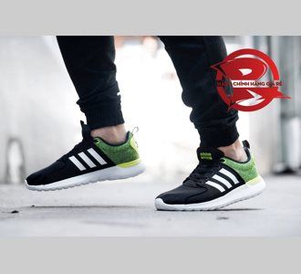 Giày Adidas NEO Cloudfoam Black/Volt