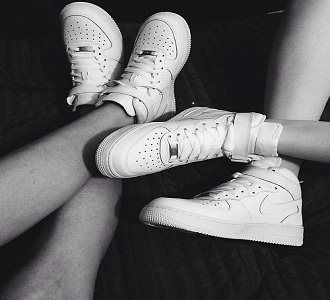 Giày Nike AF1 Mid All White