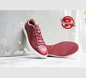 Giày Lacoste Premium Leather Burgundy