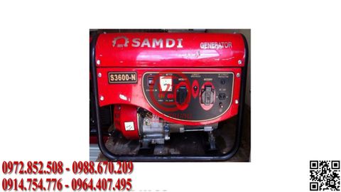 Máy phát điện xăng Samdi S2600B-1 (2kw giật) (VT-SAMD08)
