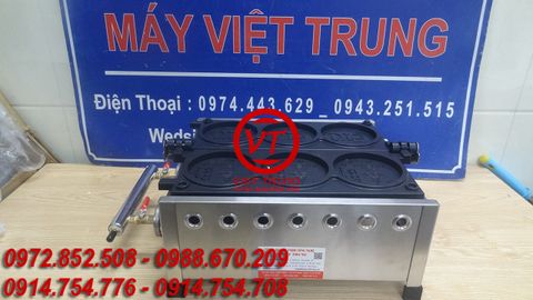 Máy làm bánh đồng xu Hàn Quốc 3 khuôn ga  (VT-KB23)