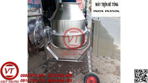 Máy trộn bê tông inox IN350L (VT-MTBT41)