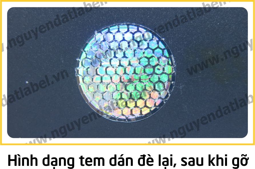 In tem niêm phong lấp lánh Nguyên Đạt 12