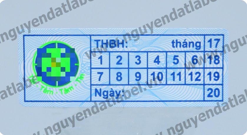 Tem Bảo Hành Giấy Vỡ In Màu