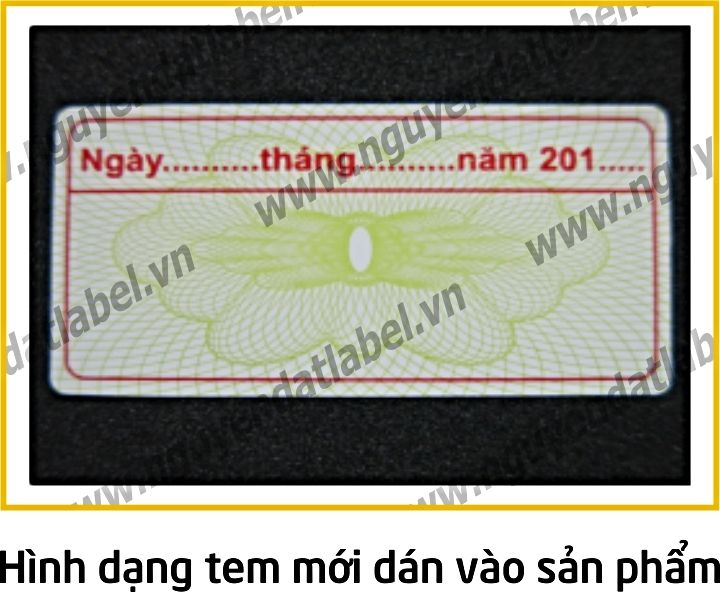 Tem Niêm Phong Dòn - Dẽo Vỡ