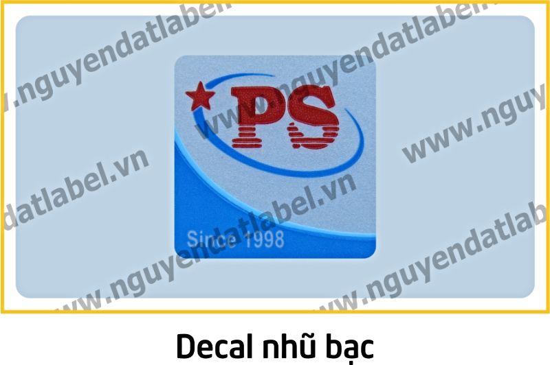 Decal Nhũ Bạc