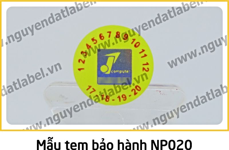 Tem Bảo Hành NP020