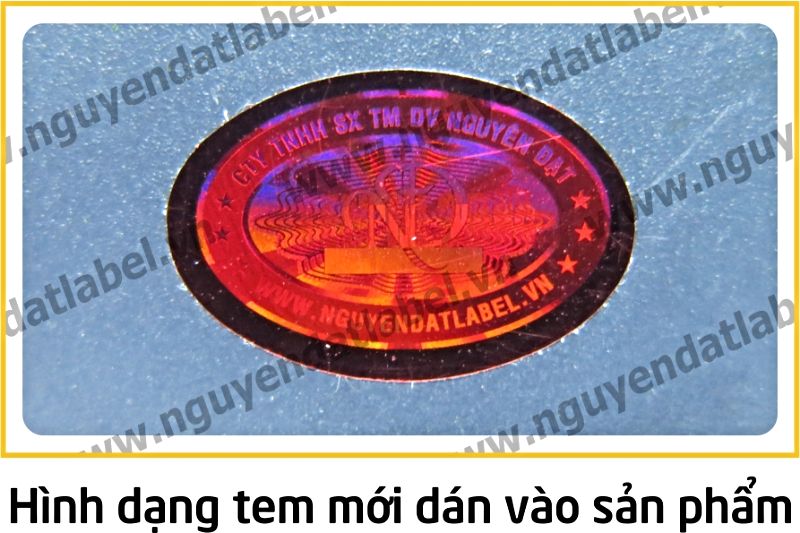 Tem Laser Màu Đỏ