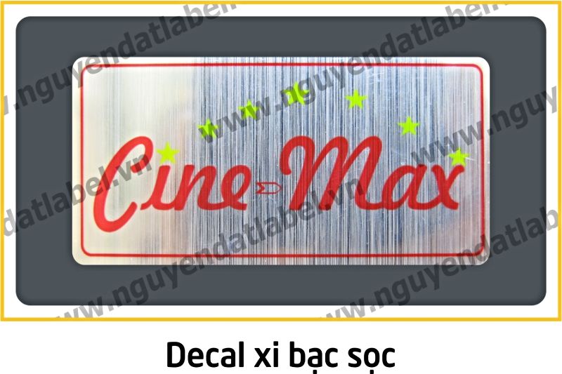 Decal Xi Bạc Sọc