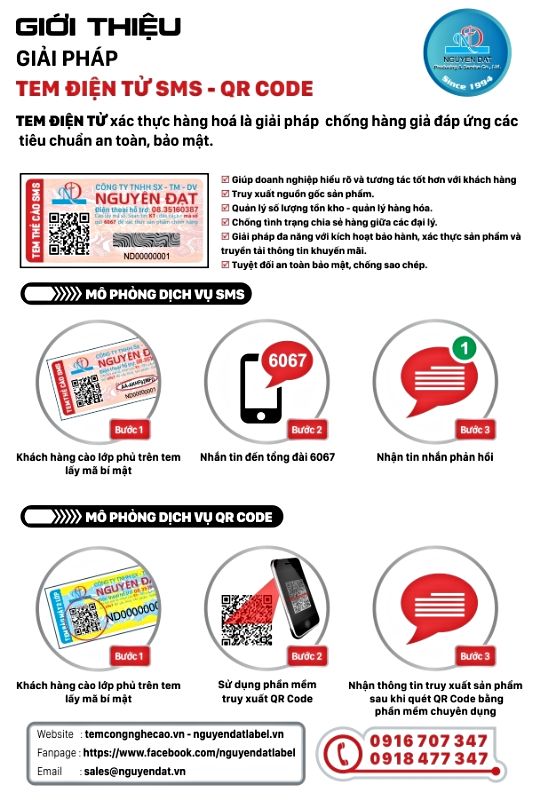 Tem SMS Phủ Cào + QR Code Phủ Cào