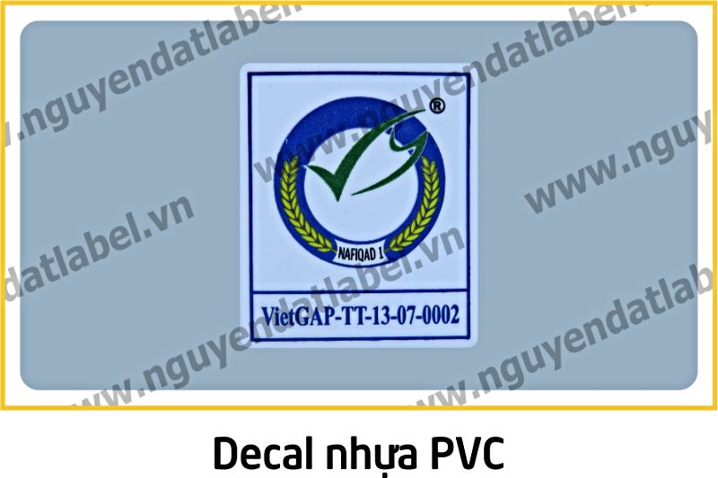 Decal Nhựa PVC