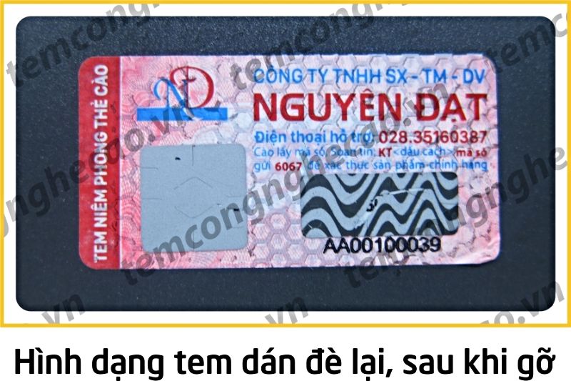 Tem SMS Phủ Cào + QR Code Phủ Cào