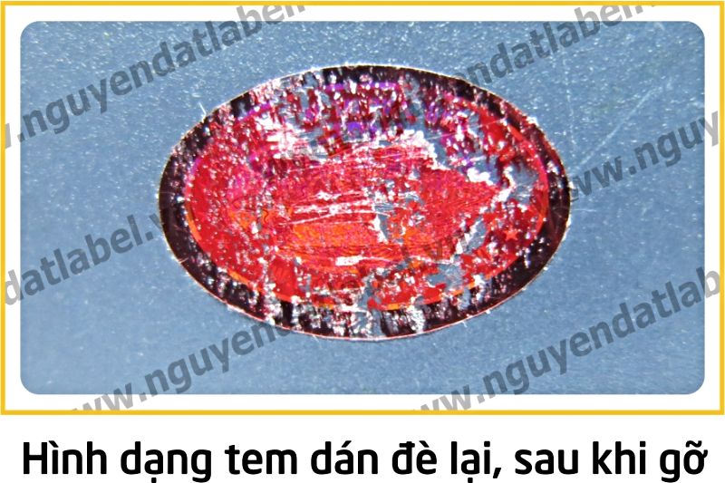 Tem Laser Màu Đỏ