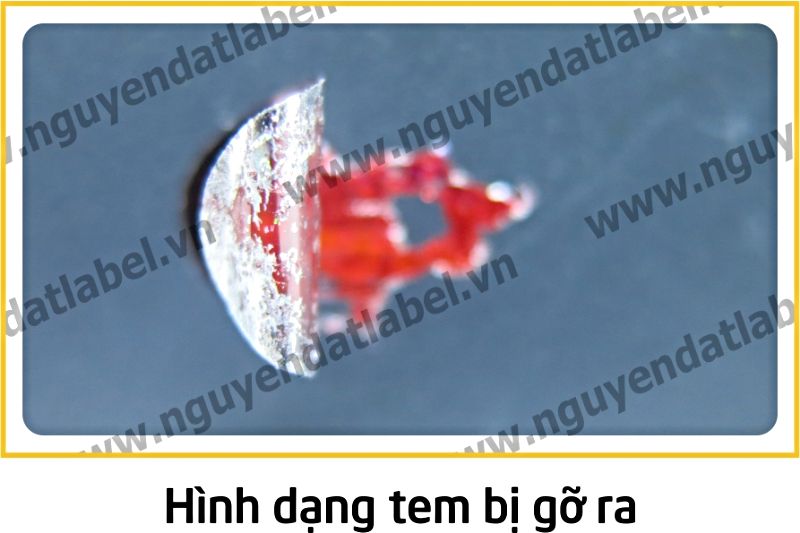 Tem Laser Màu Đỏ