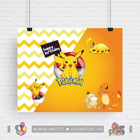 Background-trang-tri-sinh-nhat-chu-de-Pokemon-Pikachu
