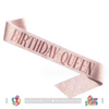 Băng đeo Sash lấp lánh - Birthday Queen - Nhiều màu