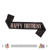 Băng đeo Sash lấp lánh - Happy Birthday - Nhiều màu