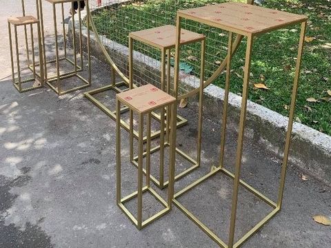 bộ 3 khung sắt trụ chữ nhật