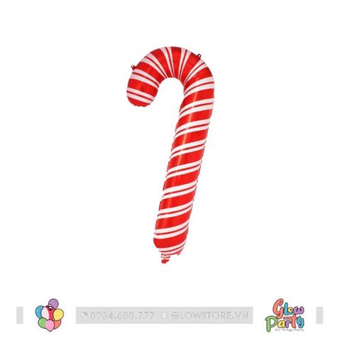 Bóng kẹo gậy Noel 70cm - form gầy