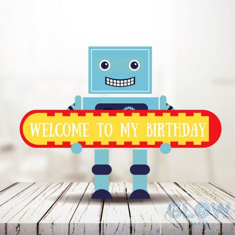  Bảng Welcome - Robot 