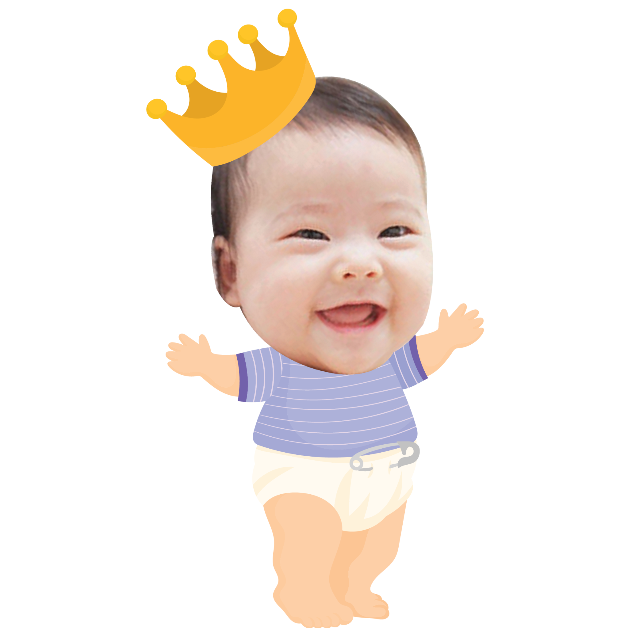 Chibi Bé Gái Đội Vương Miện