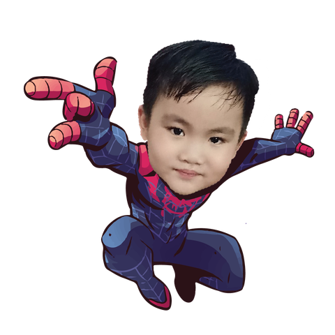  Chibi Người Nhện - Spiderman Mẫu 01 