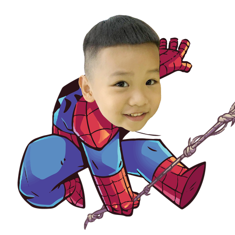  Chibi Người Nhện - Spiderman Mẫu 03 