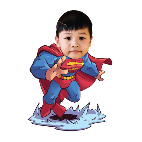  Chibi Superman - Mẫu 01 