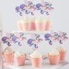 Quấn bánh Cupcake - Hồng Phấn ép kim