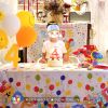 Khăn trải bàn - Happy Birthday Balloon