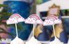 Que cắm Bánh Cupcake - Mây (set 10)