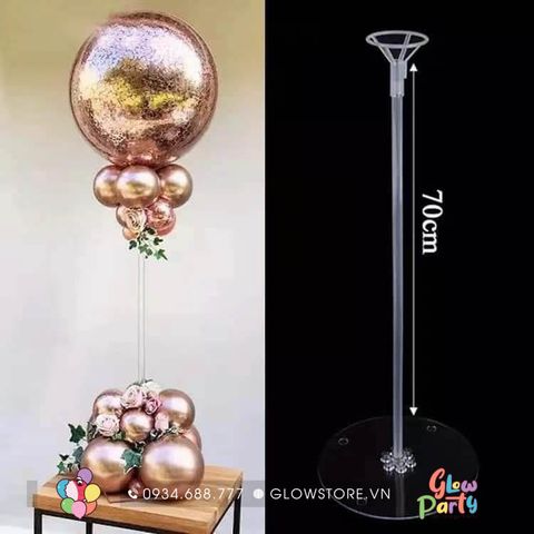 Trụ gắn bóng Jumbo để bàn 70cm